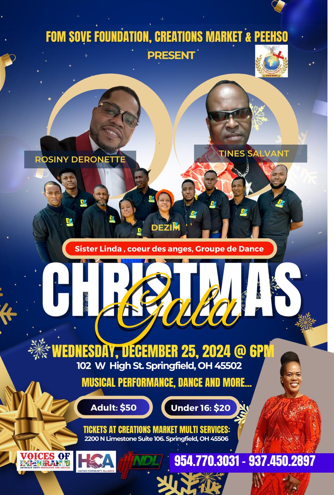 HCA Supports and Invites You to the Christmas Gala!